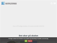 Tablet Screenshot of ingstrupefterskole.dk